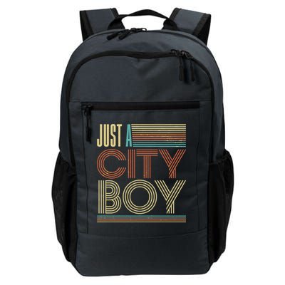 Vintage Retro Just A CityBoy Backpack