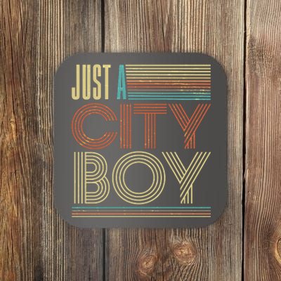 Vintage Retro Just A CityBoy Coaster