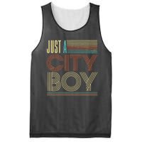 Vintage Retro Just A CityBoy Mesh Reversible Basketball Jersey Tank