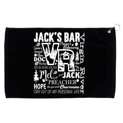 Virgin River Jack's Bar Vintage Grommeted Golf Towel