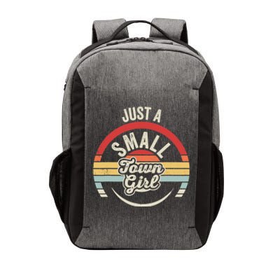 Vintage Retro Just A Small Town Girl Wo Vector Backpack