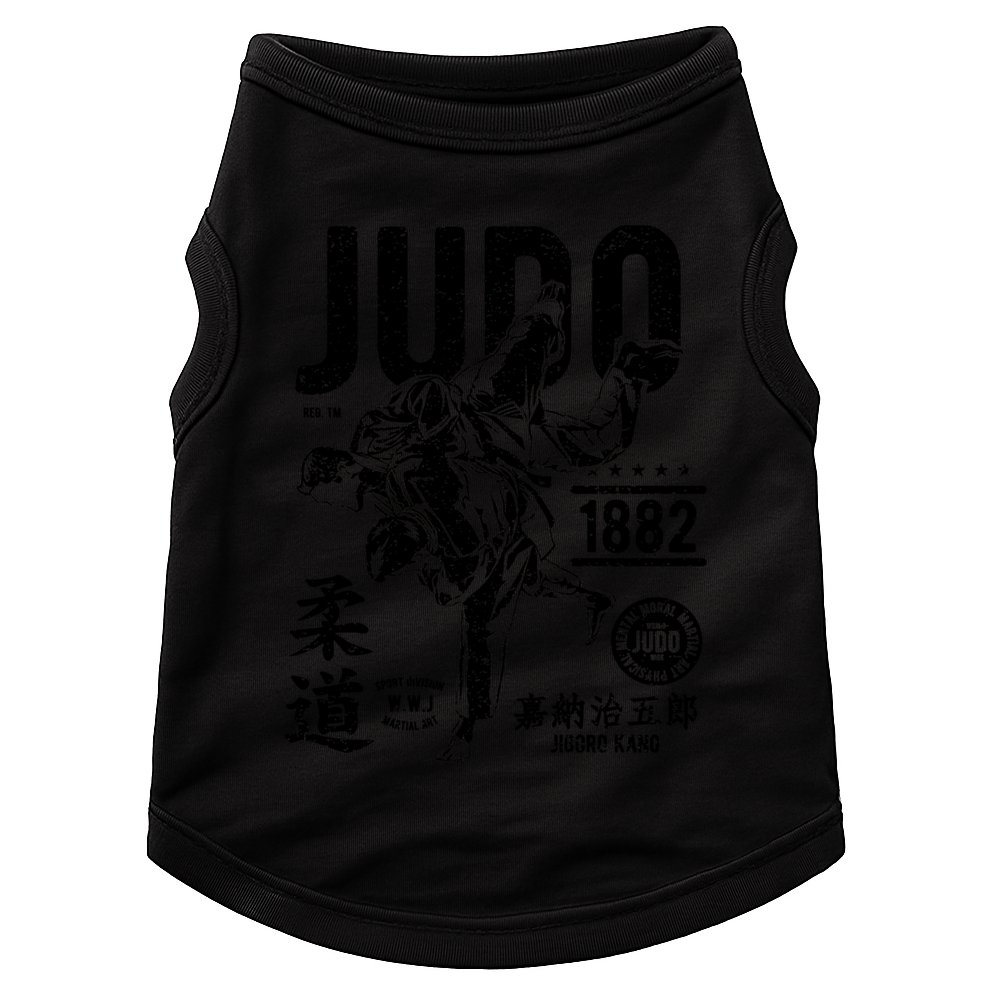Vintage Retro Judo Gift Doggie Tank