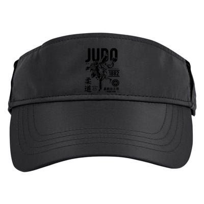 Vintage Retro Judo Gift Adult Drive Performance Visor