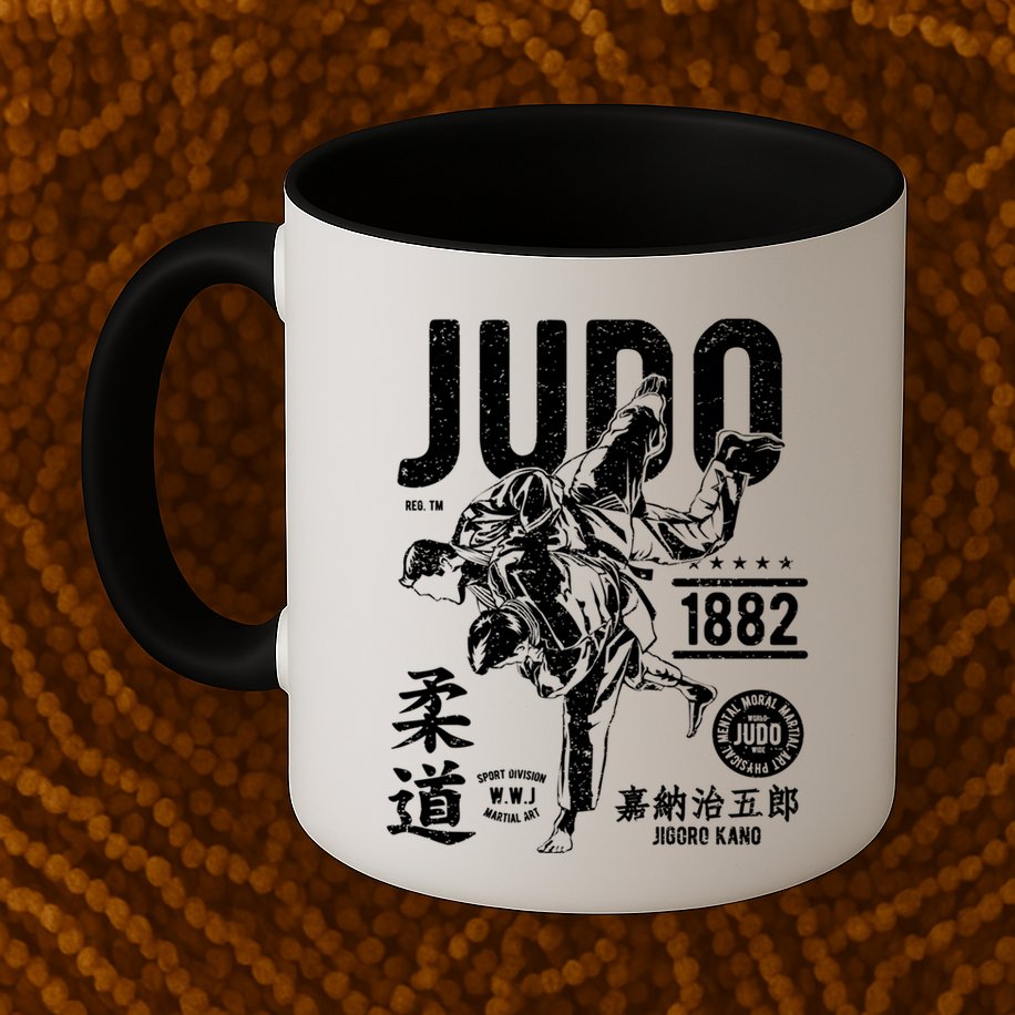 Vintage Retro Judo Gift Mug