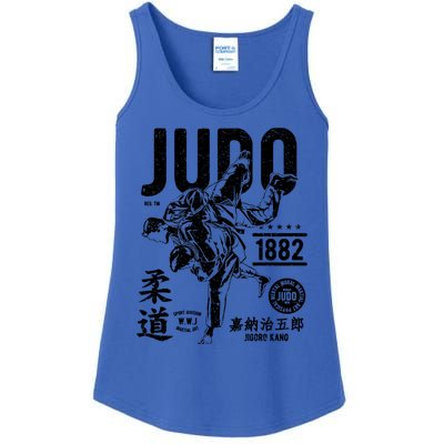 Vintage Retro Judo Gift Ladies Essential Tank