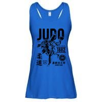 Vintage Retro Judo Gift Ladies Essential Flowy Tank