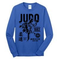 Vintage Retro Judo Gift Tall Long Sleeve T-Shirt