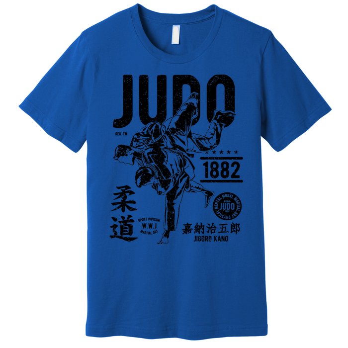 Vintage Retro Judo Gift Premium T-Shirt