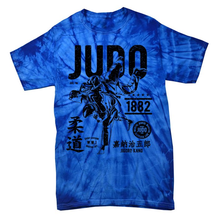 Vintage Retro Judo Gift Tie-Dye T-Shirt