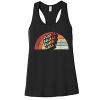 Vintage Retro Just A Small Town Girl Women Women's Racerback Tank