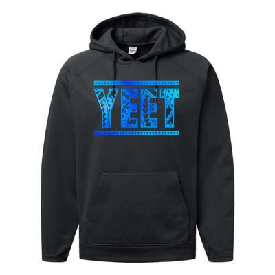 Vintage Retro Jey Yeet Ww Quotes Design Apparel Performance Fleece Hoodie