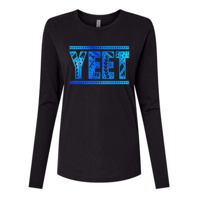 Vintage Retro Jey Yeet Ww Quotes Design Apparel Womens Cotton Relaxed Long Sleeve T-Shirt