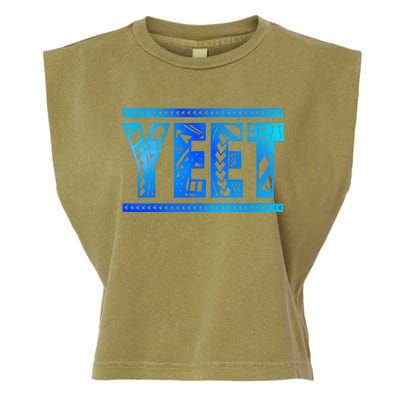 Vintage Retro Jey Yeet Ww Quotes Design Apparel Garment-Dyed Women's Muscle Tee