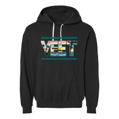 Vintage Retro Jey Yeet Ww Quotes Garment-Dyed Fleece Hoodie