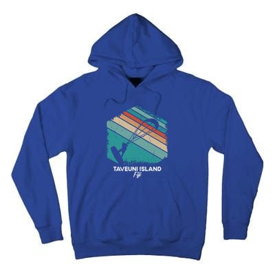 Vintage Retro Kitesurf Taveuni Island Kite Surfing Gift Tall Hoodie