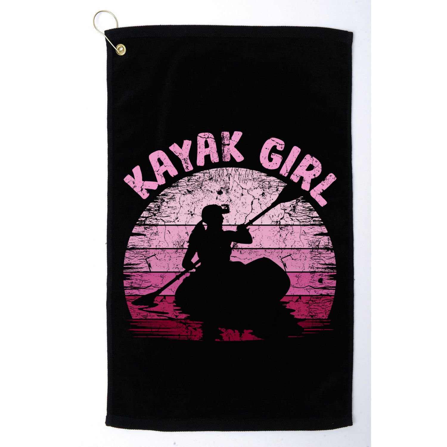 Vintage Retro Kayak Canoe Kayak Kayaking Great Gift Golf Towel
