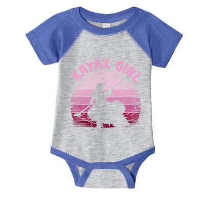 Vintage Retro Kayak Canoe Kayak Kayaking Great Gift Infant Baby Jersey Bodysuit