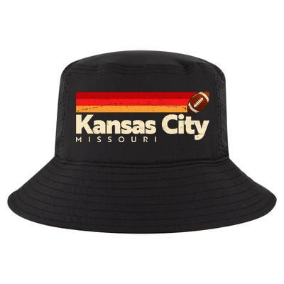 Vintage Retro Kansas City Missouri Football Cool Comfort Performance Bucket Hat