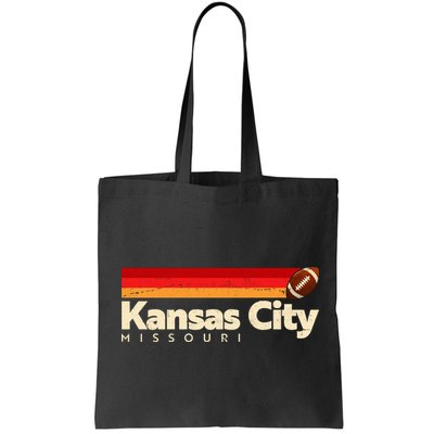 Vintage Retro Kansas City Missouri Football Bag