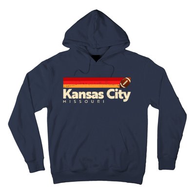 Vintage Retro Kansas City Missouri Football Hoodie