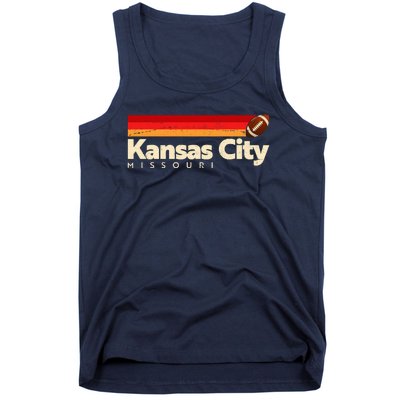 Vintage Retro Kansas City Missouri Football Tank Top