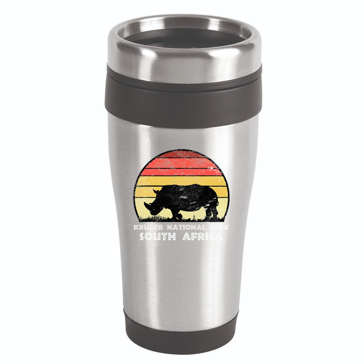 Vintage Retro Kruger National Park South Africa Africa Safa 16oz Travel Tumbler