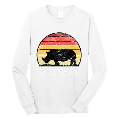 Vintage Retro Kruger National Park South Africa Africa Safa Long Sleeve Shirt