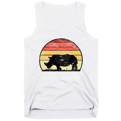 Vintage Retro Kruger National Park South Africa Africa Safa Tank Top