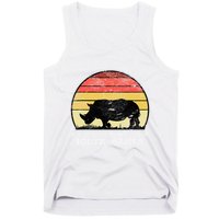Vintage Retro Kruger National Park South Africa Africa Safa Tank Top