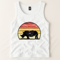 Vintage Retro Kruger National Park South Africa Africa Safa Tank Top