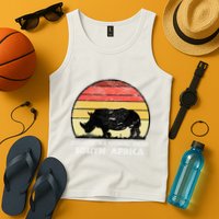 Vintage Retro Kruger National Park South Africa Africa Safa Tank Top