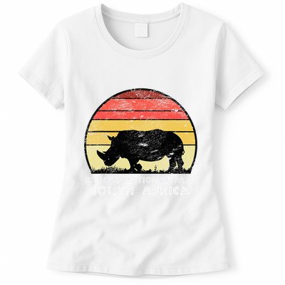 Vintage Retro Kruger National Park South Africa Africa Safa Womens T-Shirt