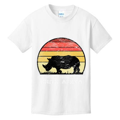 Vintage Retro Kruger National Park South Africa Africa Safa Kids T-Shirt