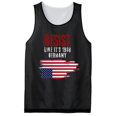 Vintage Resist Like Its 1938 Germany Flag Funny Mesh Reversible Basketball Jersey Tank