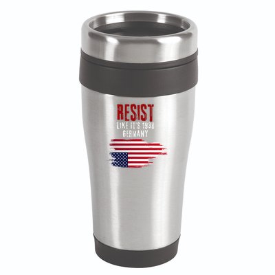 Vintage Resist Like Its 1938 Germany Flag Funny 16oz Travel Tumbler