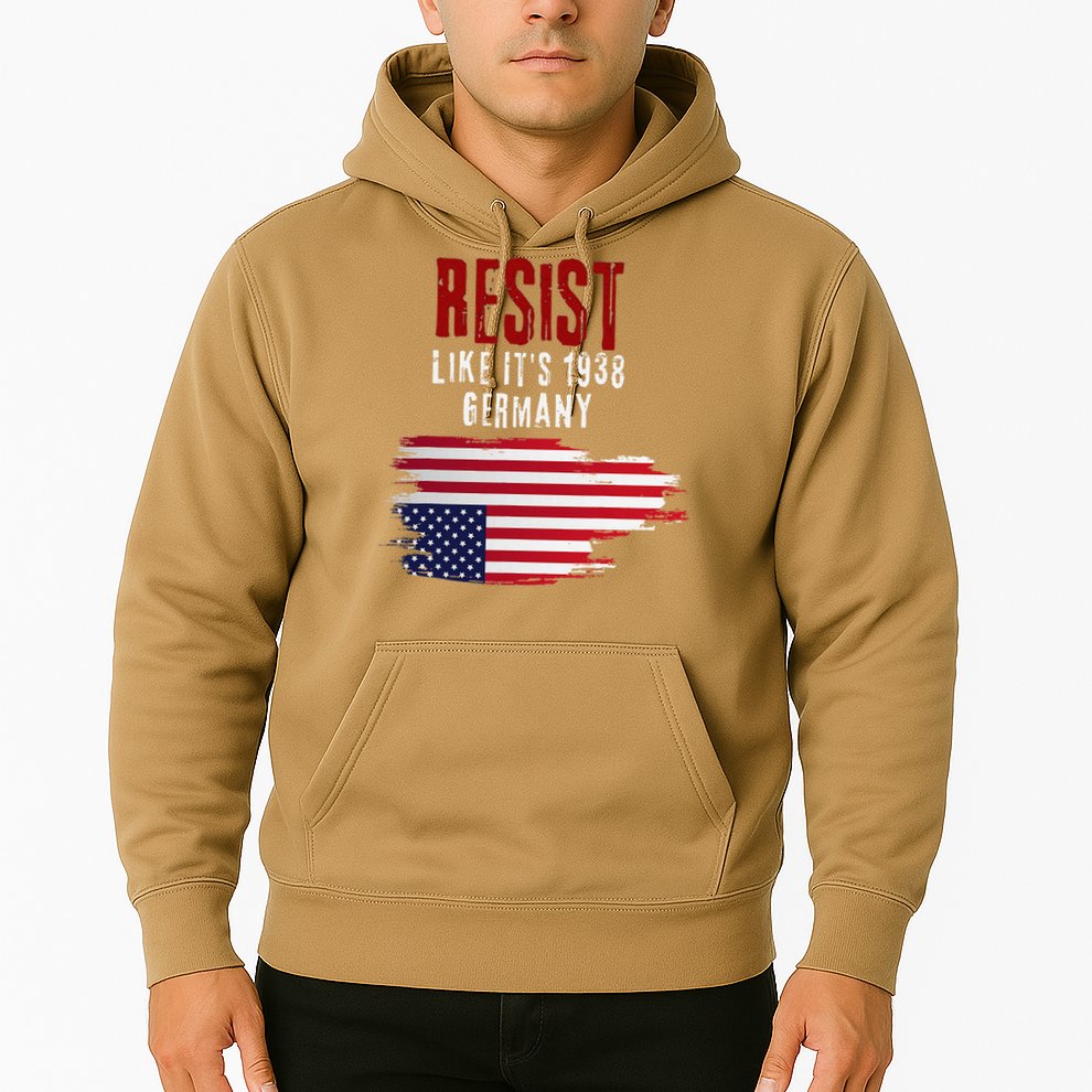 Vintage Resist Like Its 1938 Germany Flag Funny Hoodie