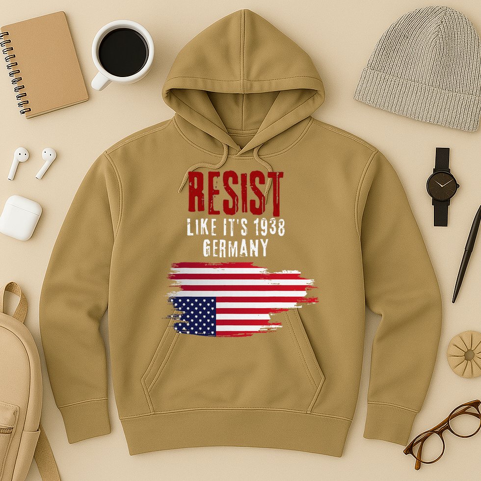 Vintage Resist Like Its 1938 Germany Flag Funny Hoodie