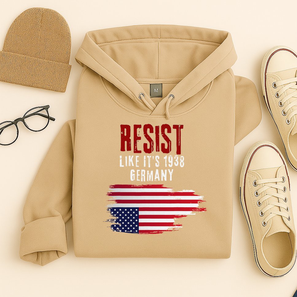 Vintage Resist Like Its 1938 Germany Flag Funny Hoodie