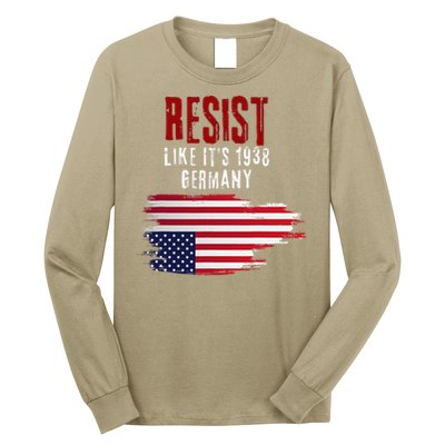 Vintage Resist Like Its 1938 Germany Flag Funny Long Sleeve Shirt