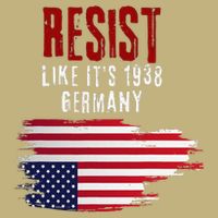 Vintage Resist Like Its 1938 Germany Flag Funny Button