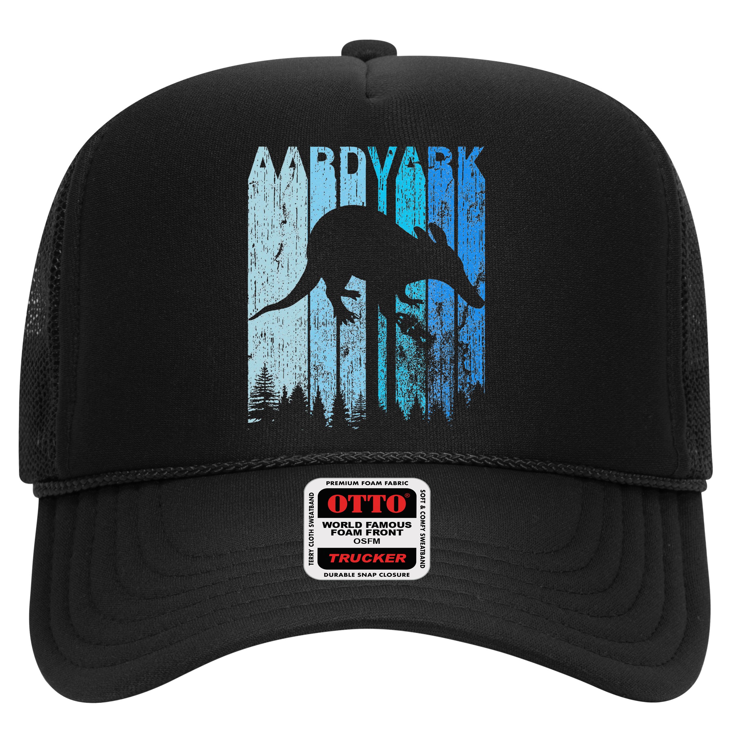 Vintage Retro Love Aardvark Silhouette Funny Animal Lover Hat