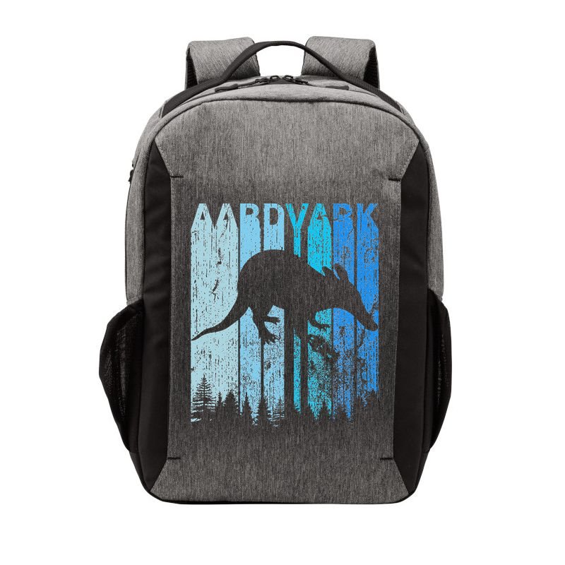 Vintage Retro Love Aardvark Silhouette Funny Animal Lover Vector Backpack