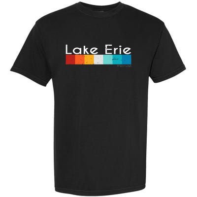 Vintage Retro Lake Erie Pennsylvania Souvenirs Garment-Dyed Heavyweight T-Shirt