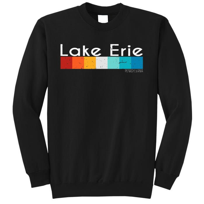 Vintage Retro Lake Erie Pennsylvania Souvenirs Sweatshirt