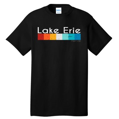 Vintage Retro Lake Erie Pennsylvania Souvenirs Tall T-Shirt