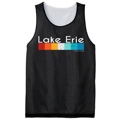 Vintage Retro Lake Erie Pennsylvania Souvenirs Mesh Reversible Basketball Jersey Tank