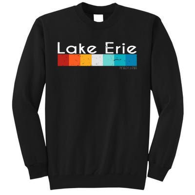 Vintage Retro Lake Erie Pennsylvania Souvenirs Tall Sweatshirt