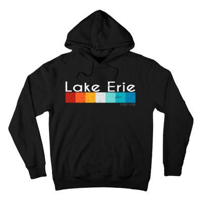 Vintage Retro Lake Erie Pennsylvania Souvenirs Tall Hoodie