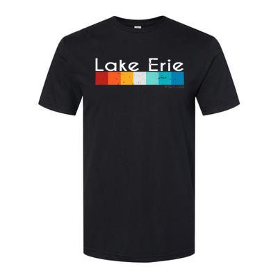 Vintage Retro Lake Erie Pennsylvania Souvenirs Softstyle® CVC T-Shirt