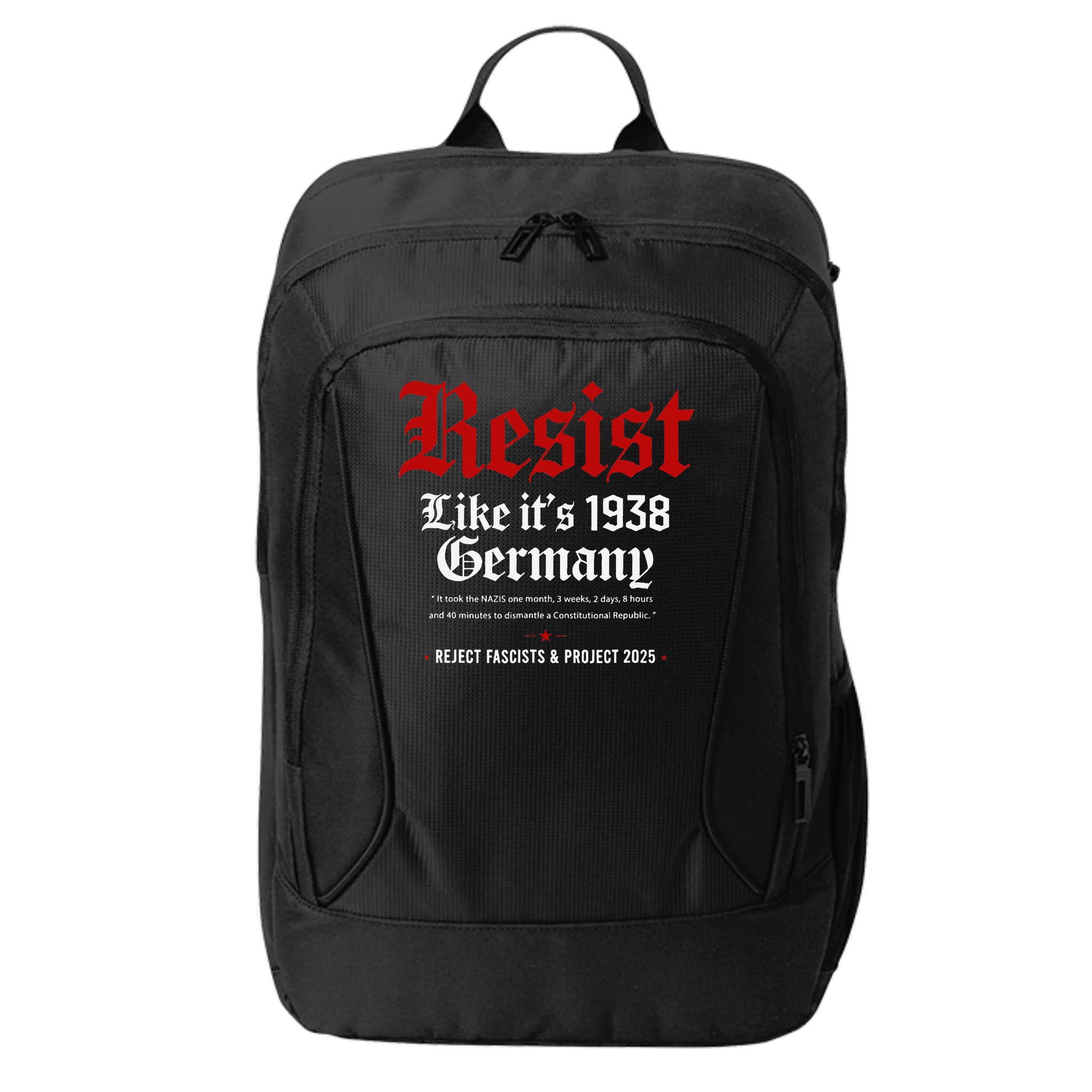 Vintage Resist Like Its 1938 Germany City Backpack